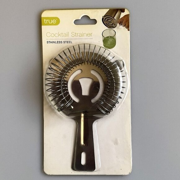 STAINLESS STEEL BAR STYLE COCKTAIL STRAINER NEW - Picture 4 of 5